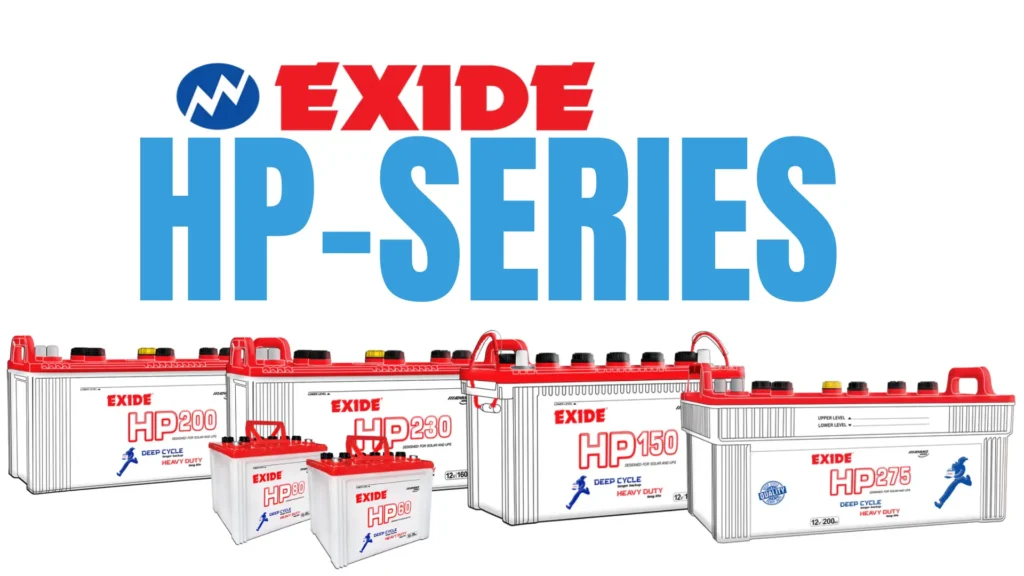 Exide HP-Series Batteries Price in Pakistan