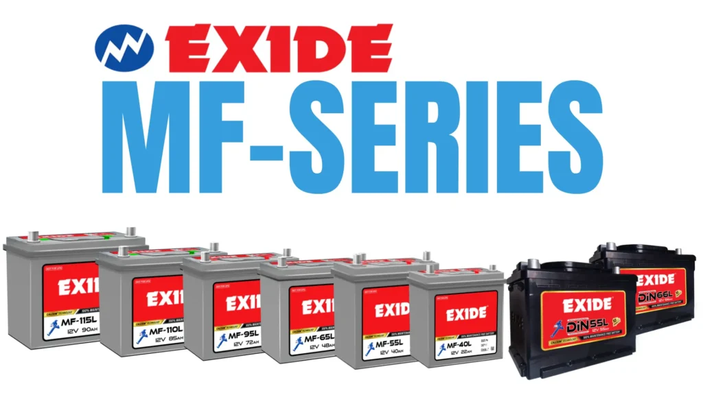 Exide MF-Series Batteries Price in Pakistan