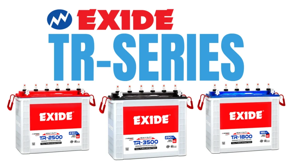 Exide TR-Series Batteries Price in Pakistan